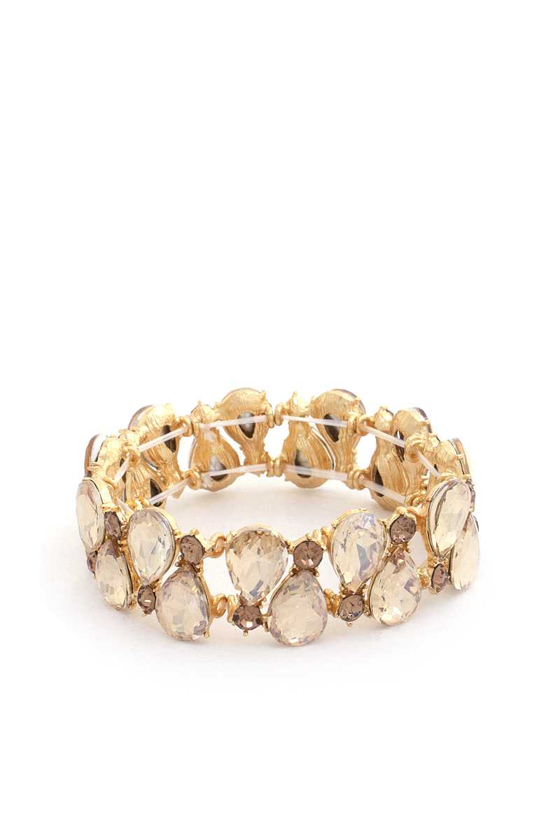 Radiant Rhinestone Stretch Bracelet - Donny's Angel
