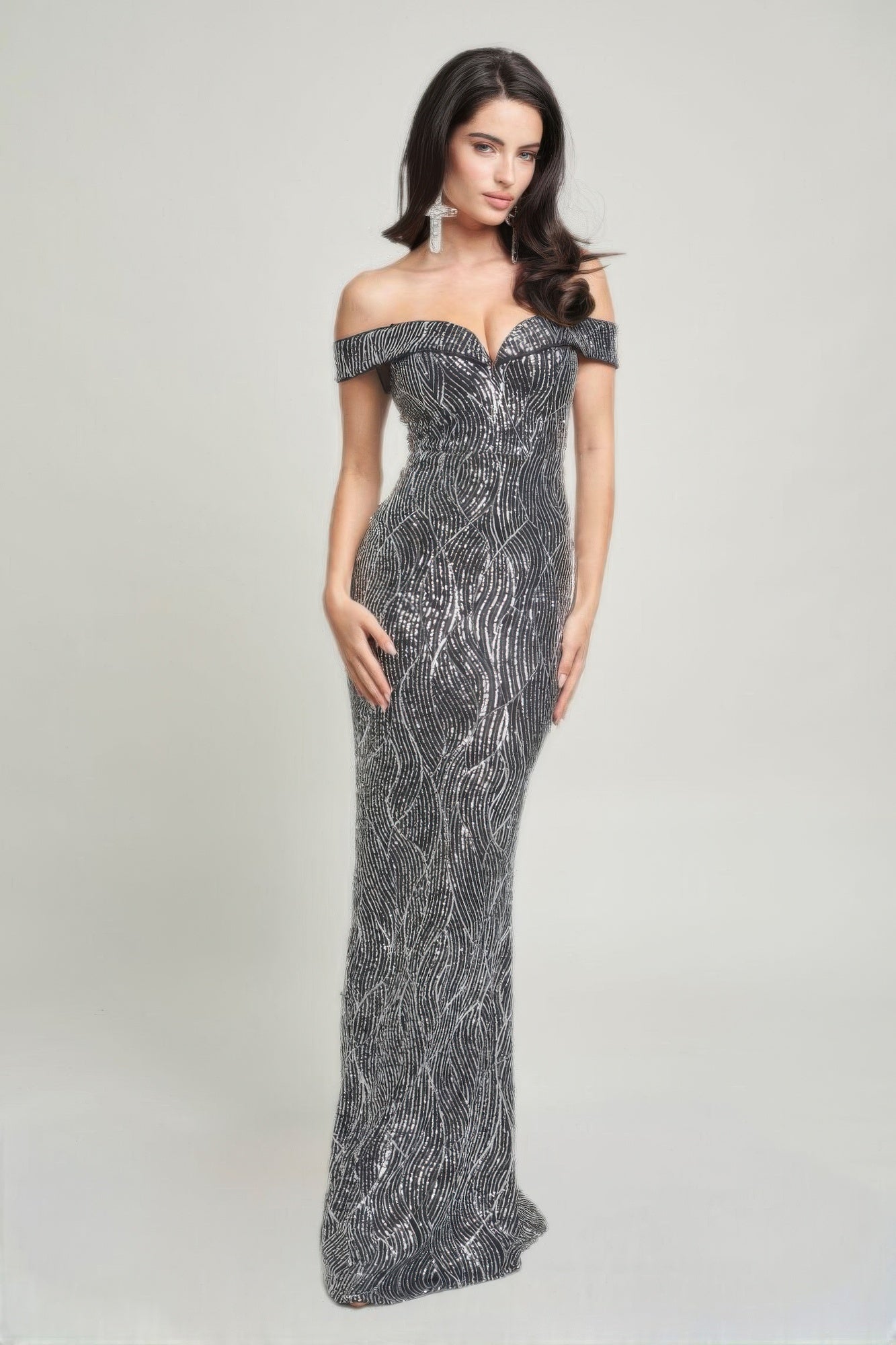 Enchanted Elegance Sequin Maxi Dress - Donny's Angel