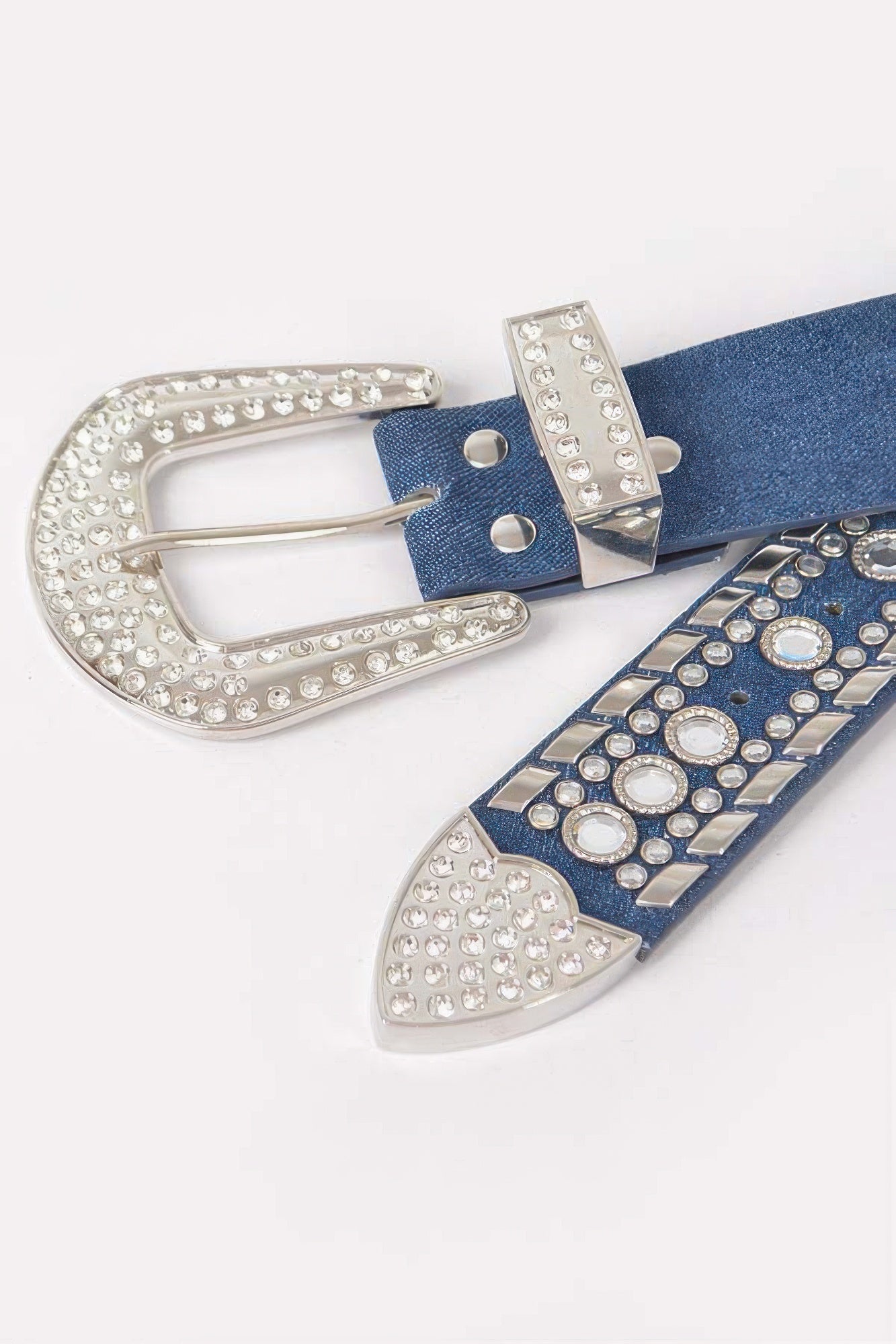 Radiant Rhinestone Studded Metal Belt - Donny's Angel