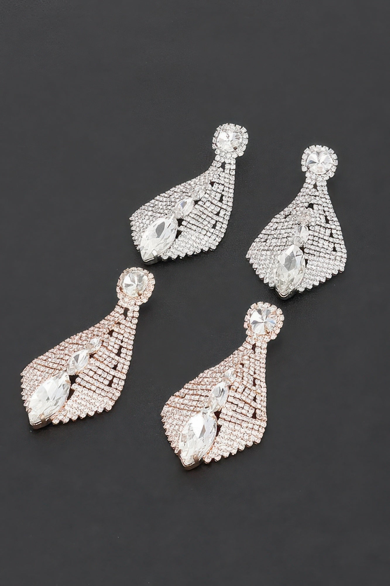Crystal Droplet Rhinestone Earring - Donny's Angel