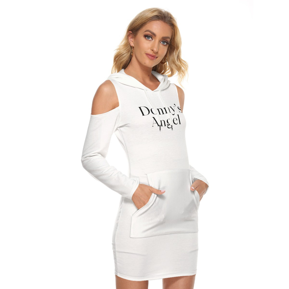 Donny's Angel Cutout Hooded Dress - Donny's Angel