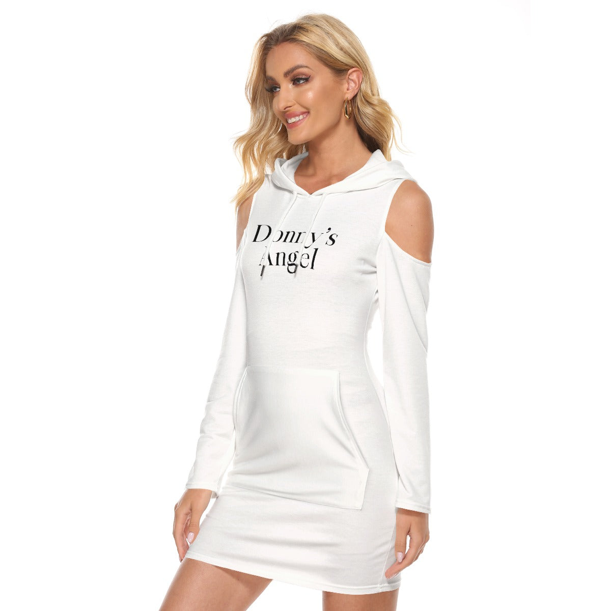 Donny's Angel Cutout Hooded Dress - Donny's Angel