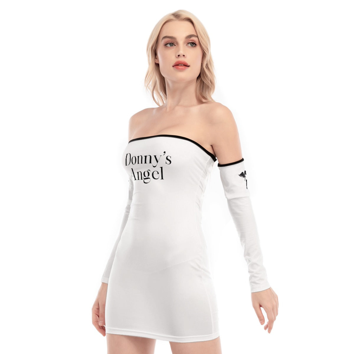 Donny's Angel Lace up Dress with Armlets - Donny's Angel
