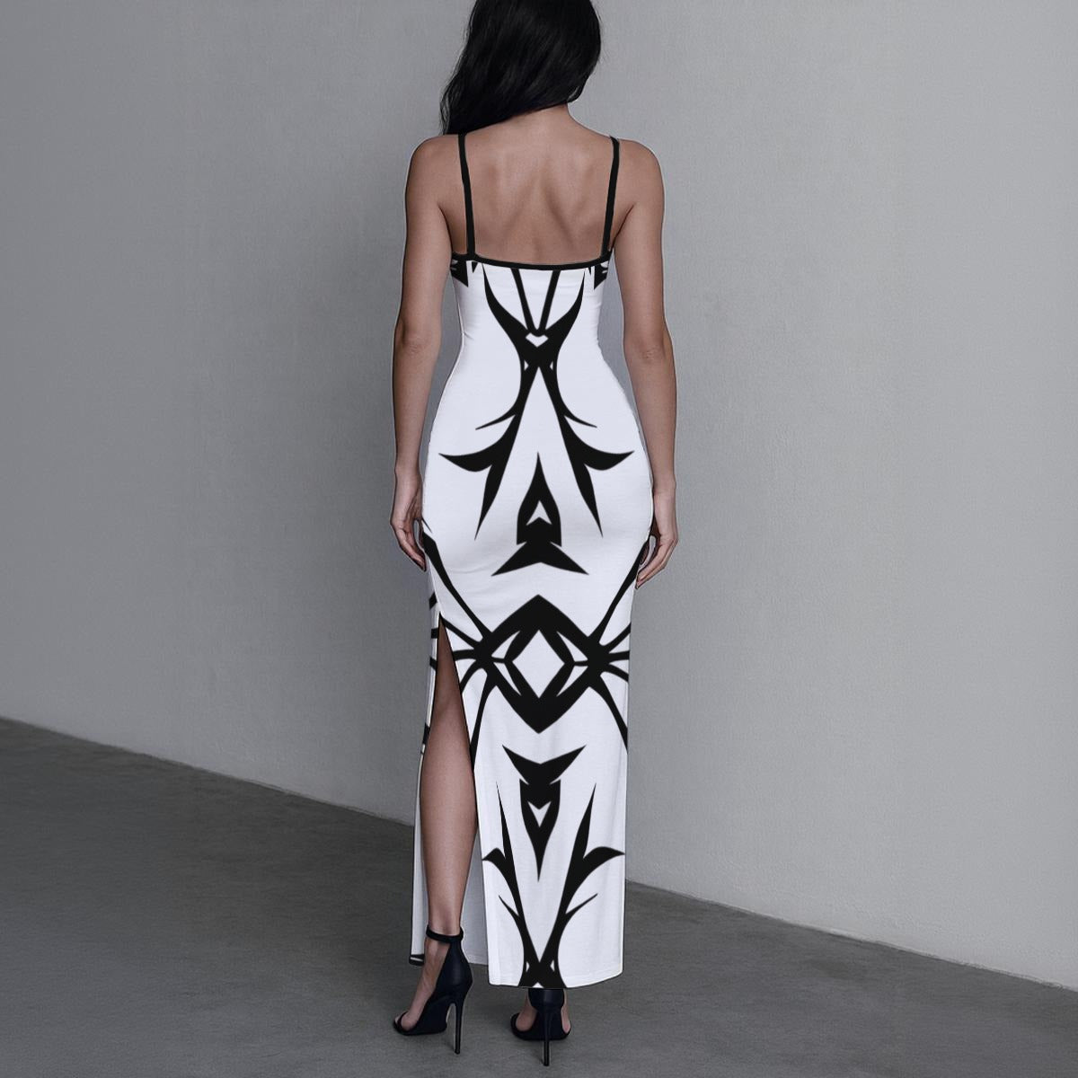 Pure Vessel Bodycon Maxi Long Dress with Slit