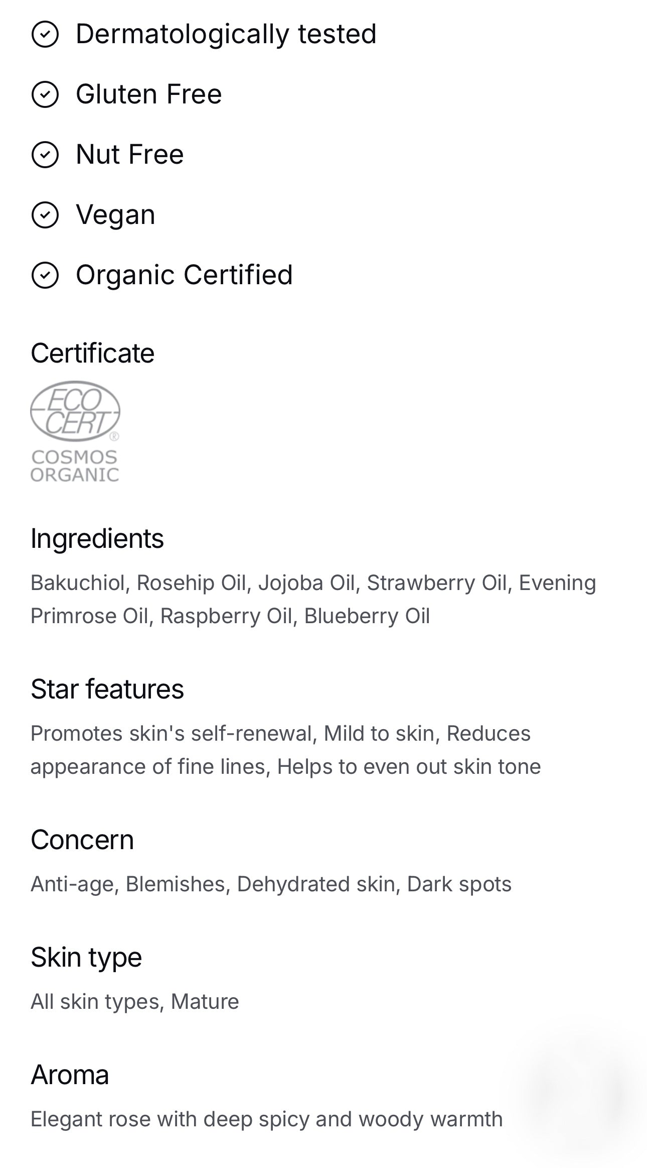 Retinol-Alternative Bakuchiol Oil Serum - Donny's Angel