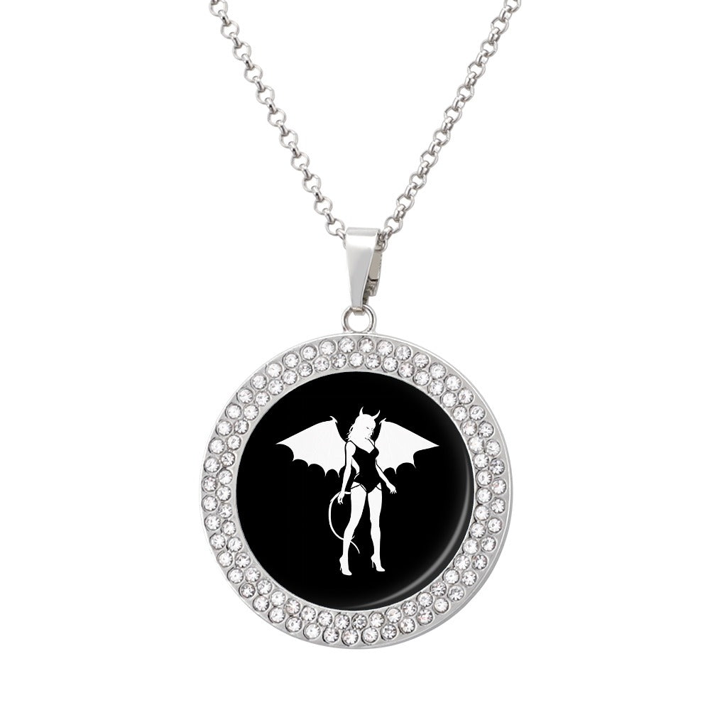DD Rhinestone Pendant