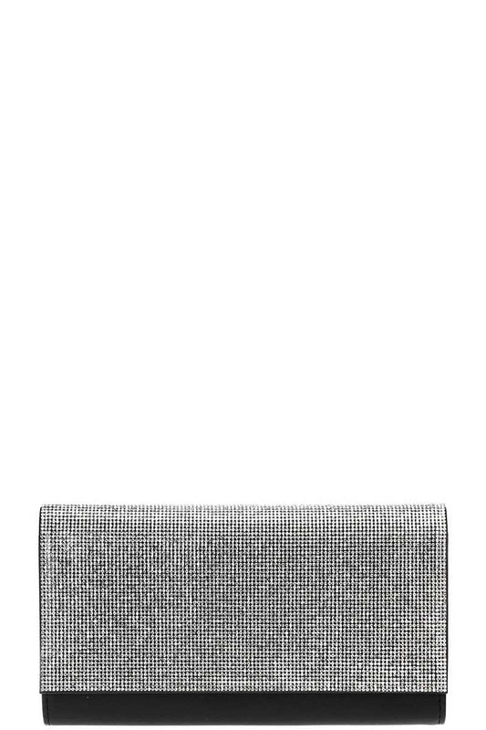 Stylish Multi Rhinestone Party Clutch With Chain - Donny's Angel