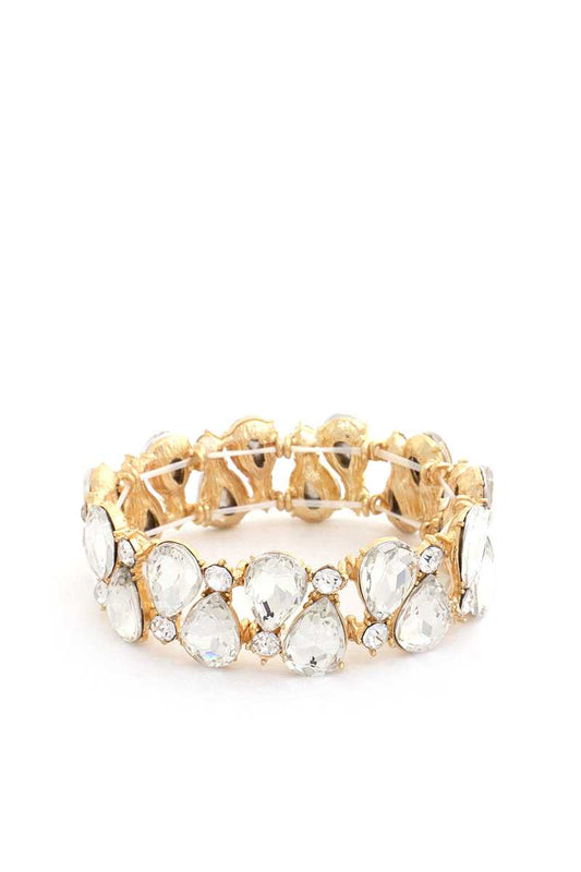 Radiant Rhinestone Stretch Bracelet - Donny's Angel