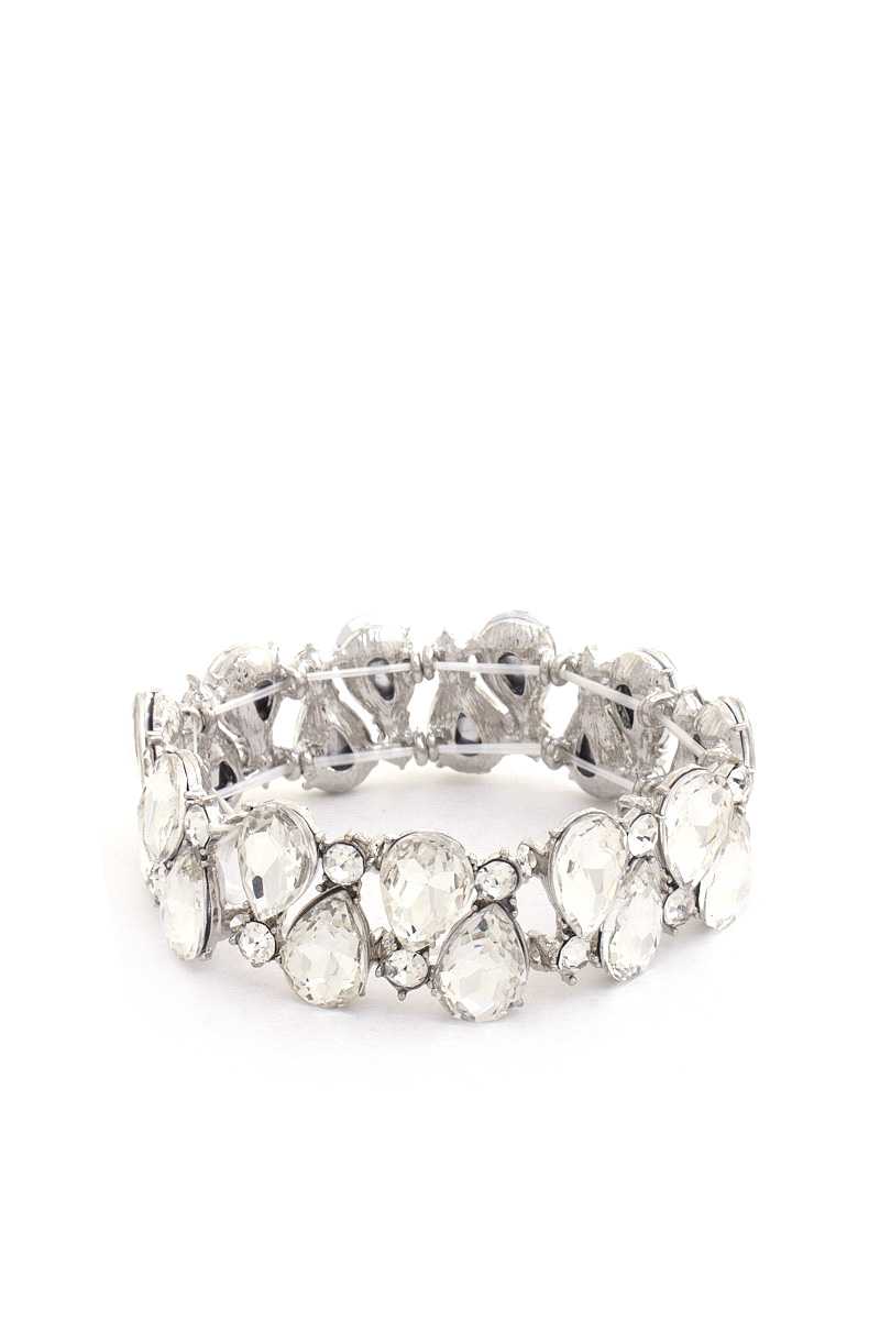 Radiant Rhinestone Stretch Bracelet - Donny's Angel