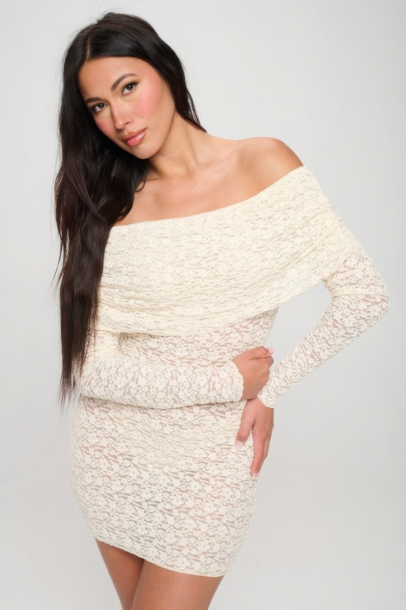 Off Shoulder Lace Dress - Donny's Angel