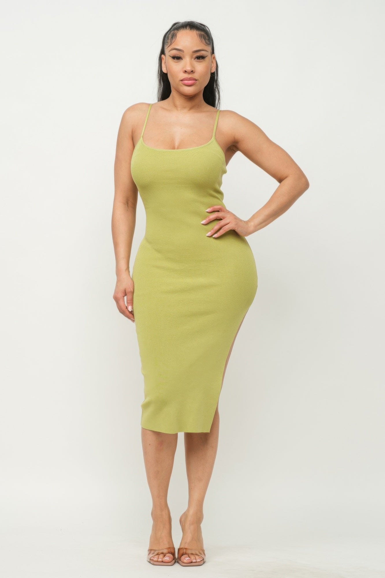 Side Slit Cami Dress - Donny's Angel