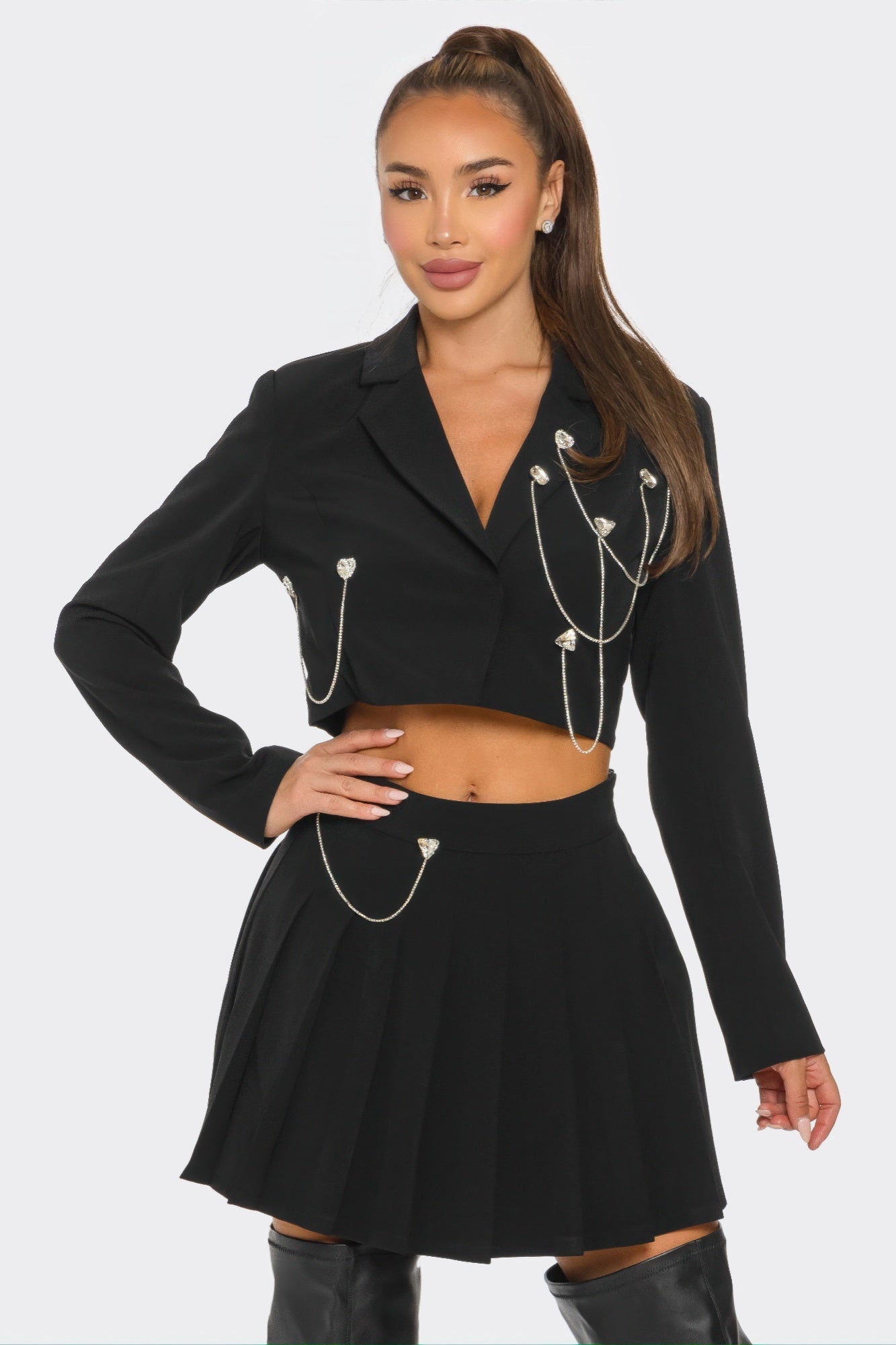 Pleated Skirt Set - Donny's Angel