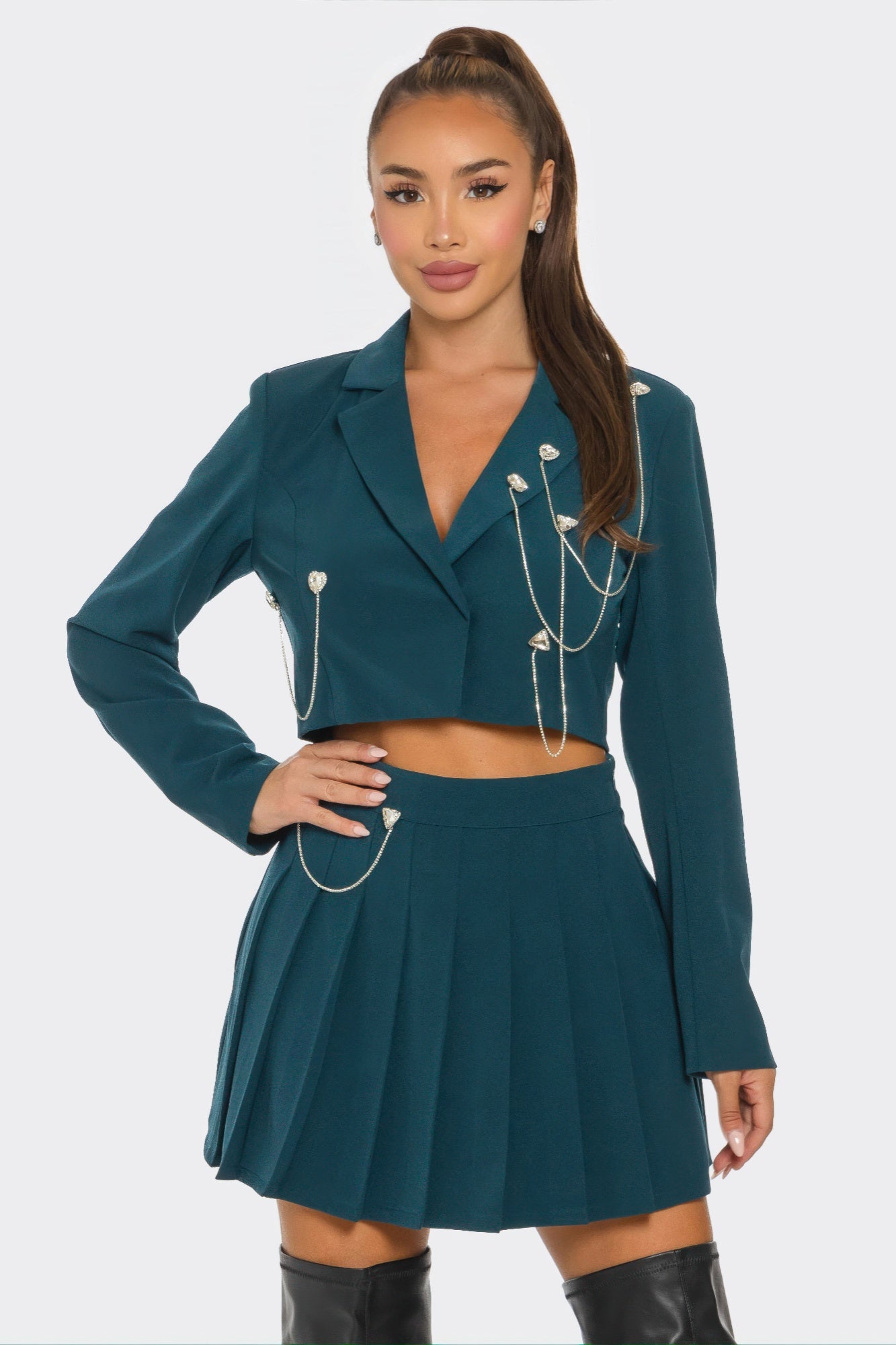 Pleated Skirt Set - Donny's Angel