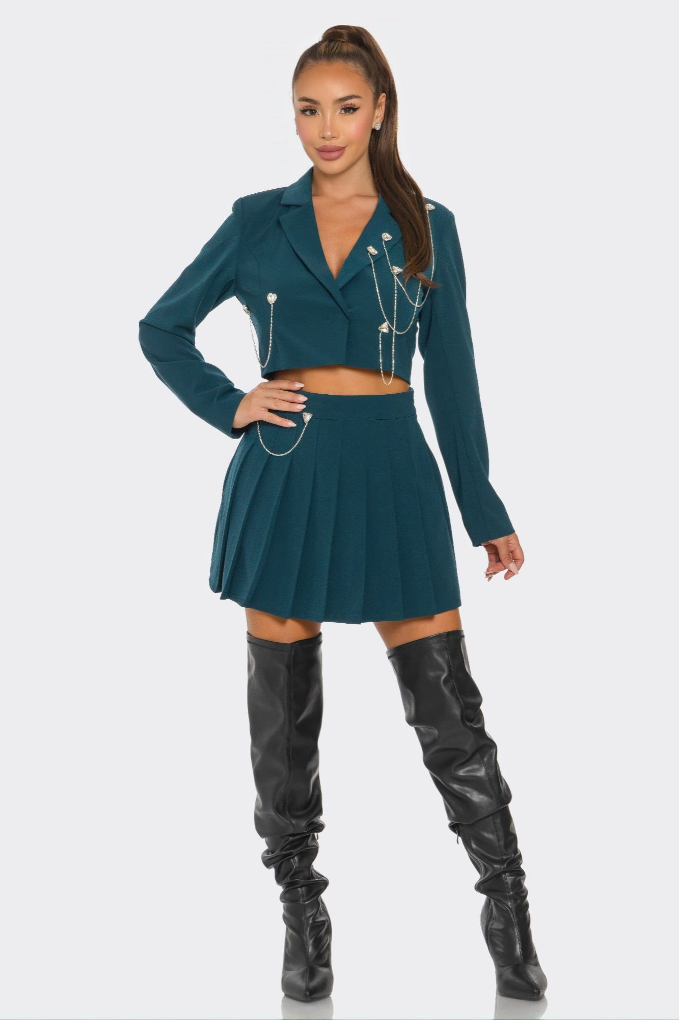 Pleated Skirt Set - Donny's Angel