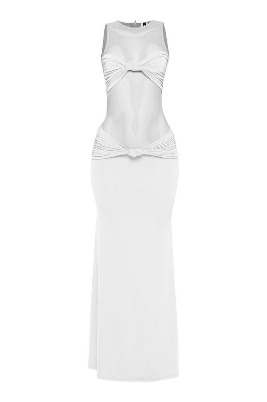 Mesh Contrast Rube Maxi Dress - Donny's Angel