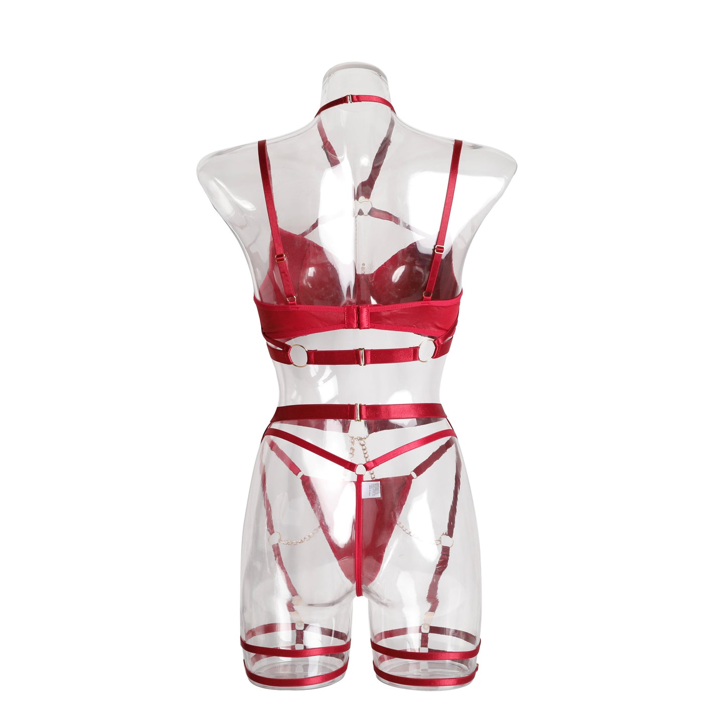 Opulent Straps Hollow 5 Piece Ensemble - Donny's Angel