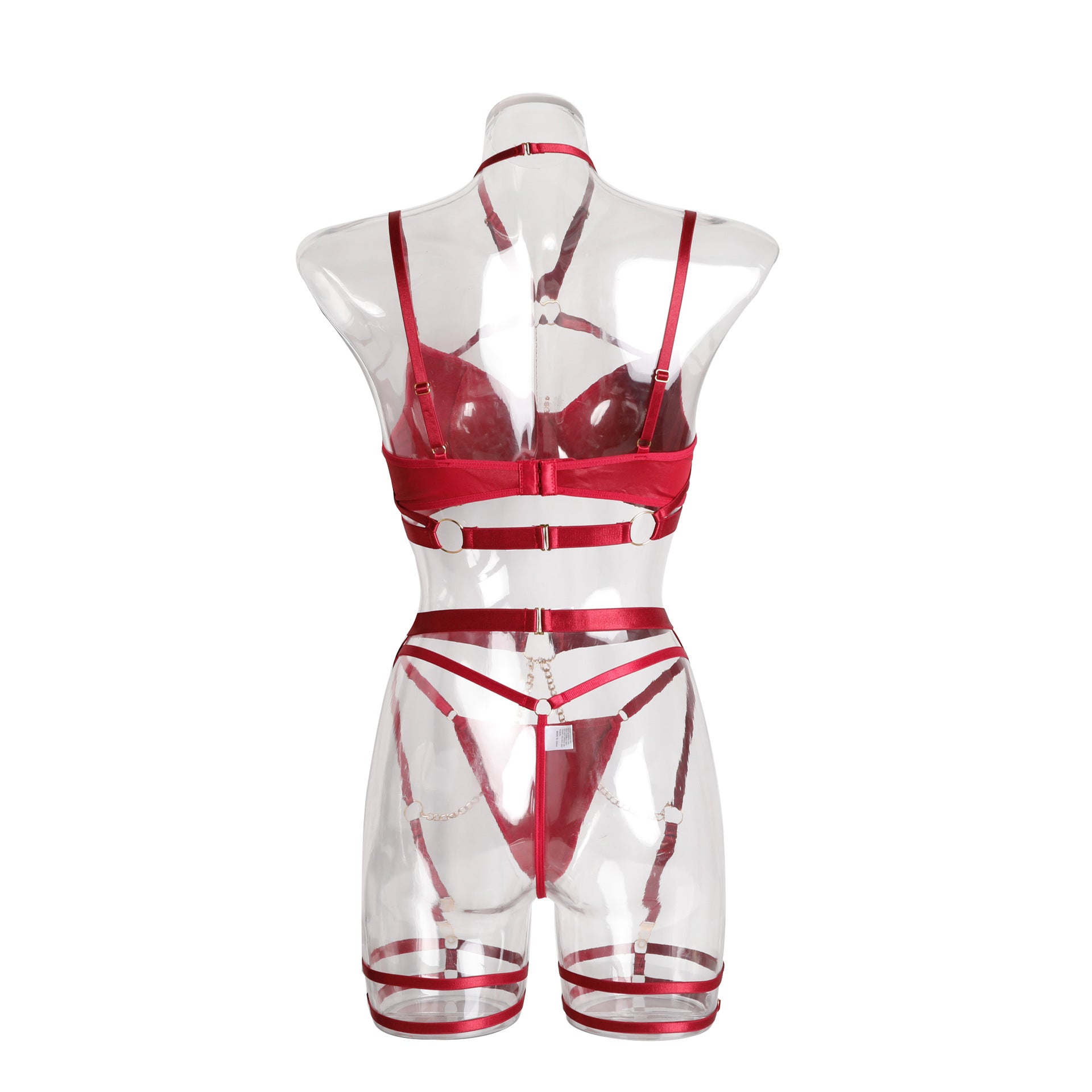 Opulent Straps Hollow 5 Piece Ensemble - Donny's Angel