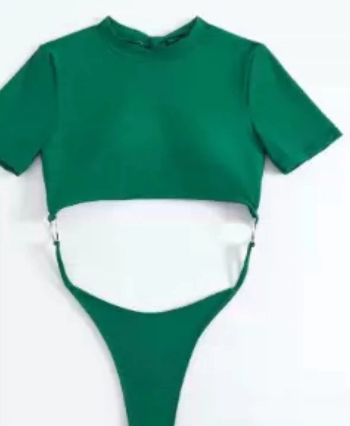 One-Piece Cut Out Combo Shirt Bikini