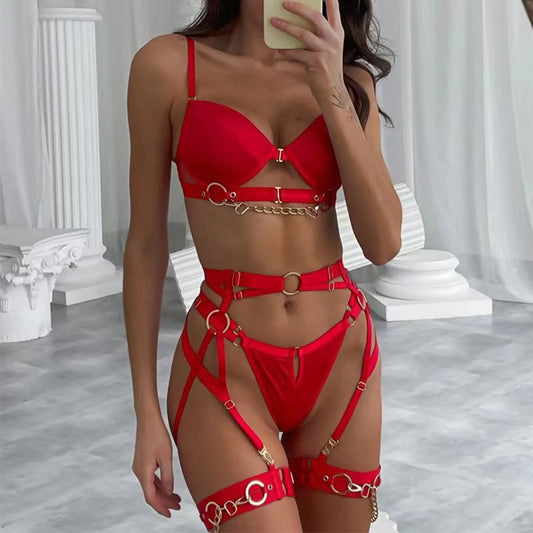 Divine Princess Push Up Chain Lingerie Ensemble - Donny's Angel