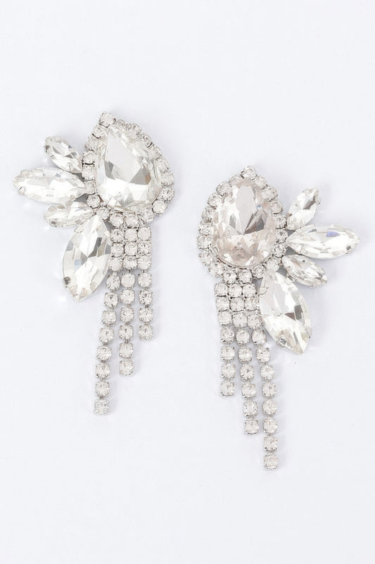 Winged Rhinestone Earring - Donny's Angel