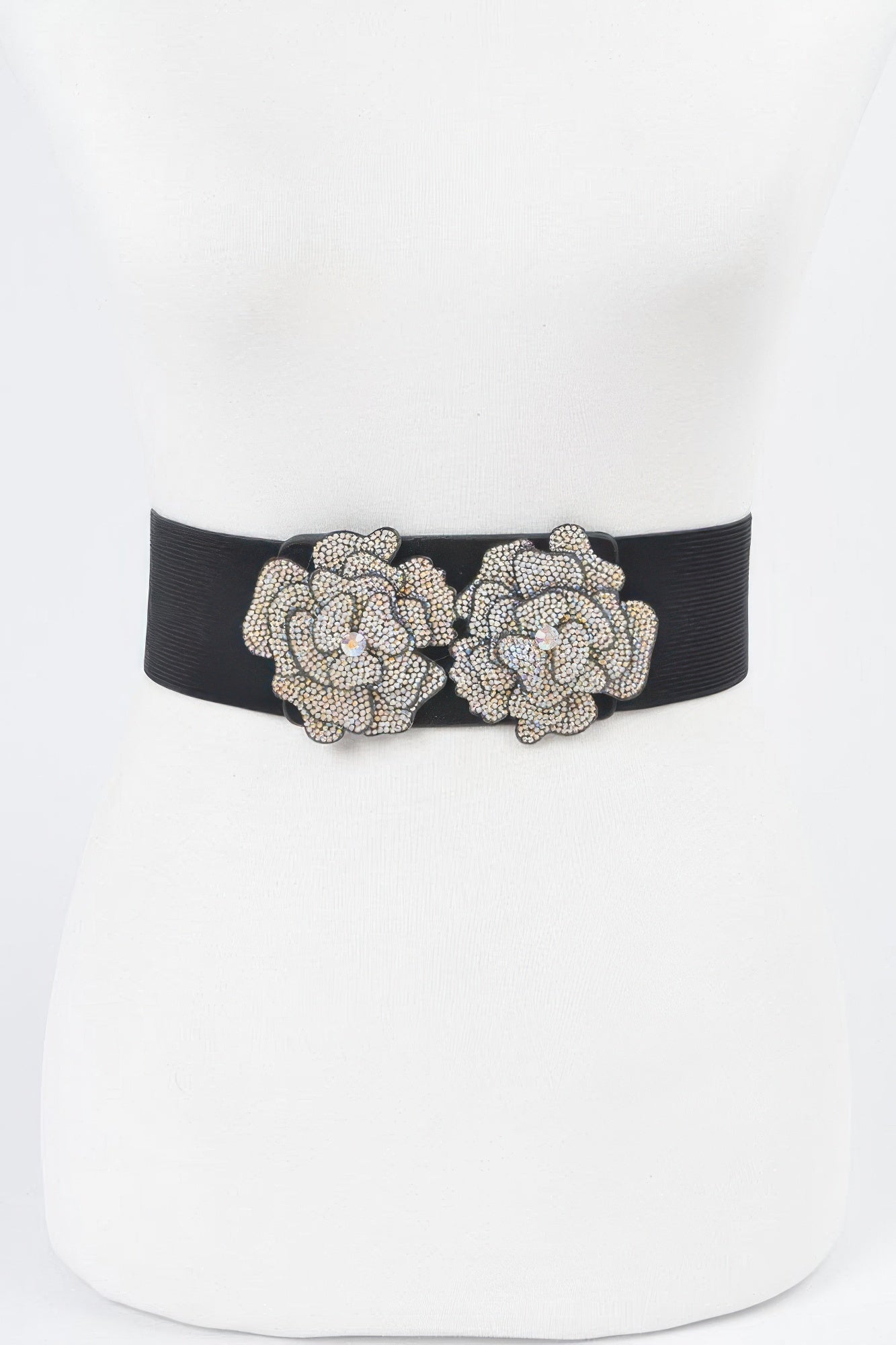 Ab Stone Flower Elastic Belt - Donny's Angel