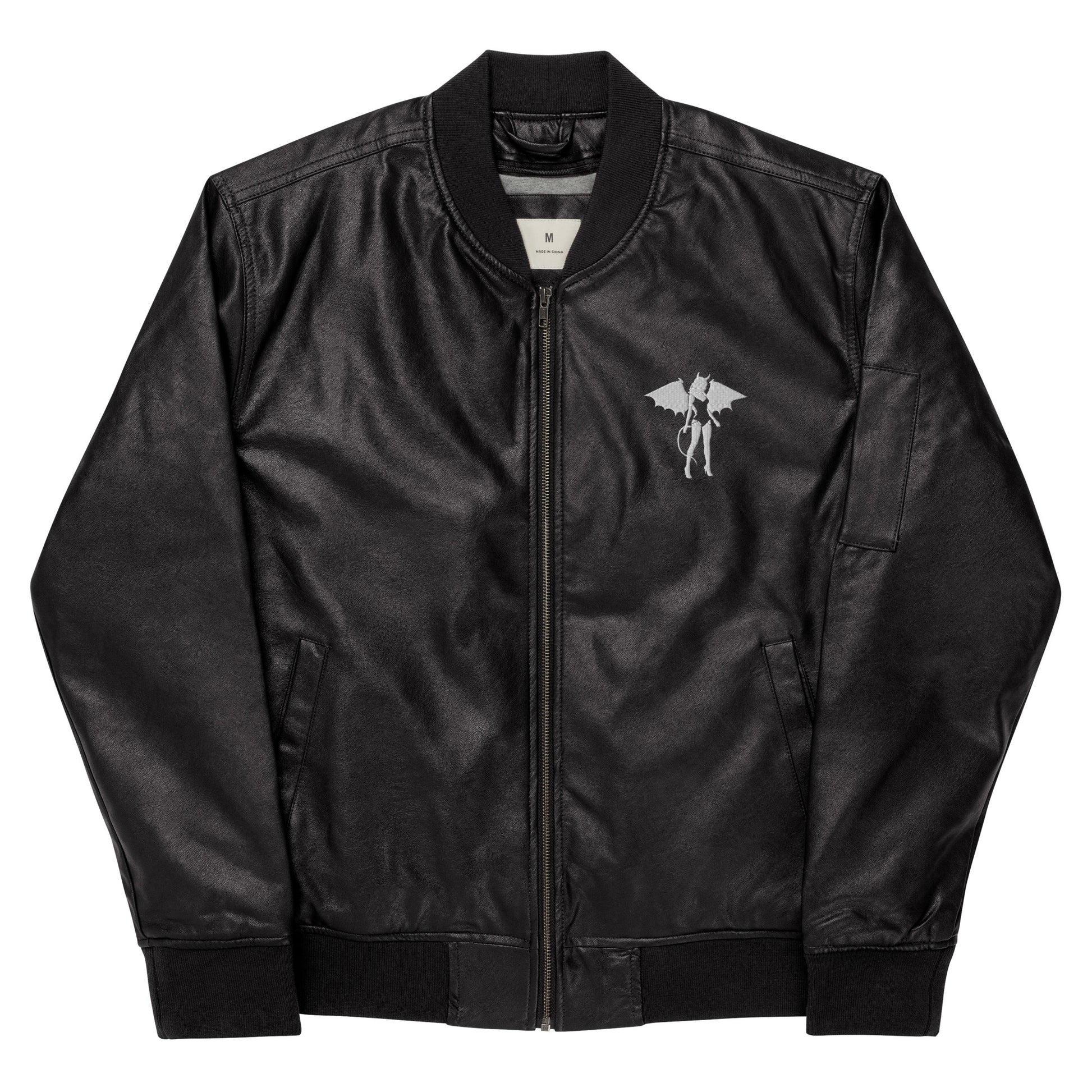 Donny's Devil Leather Bomber Jacket - Donny's Angel